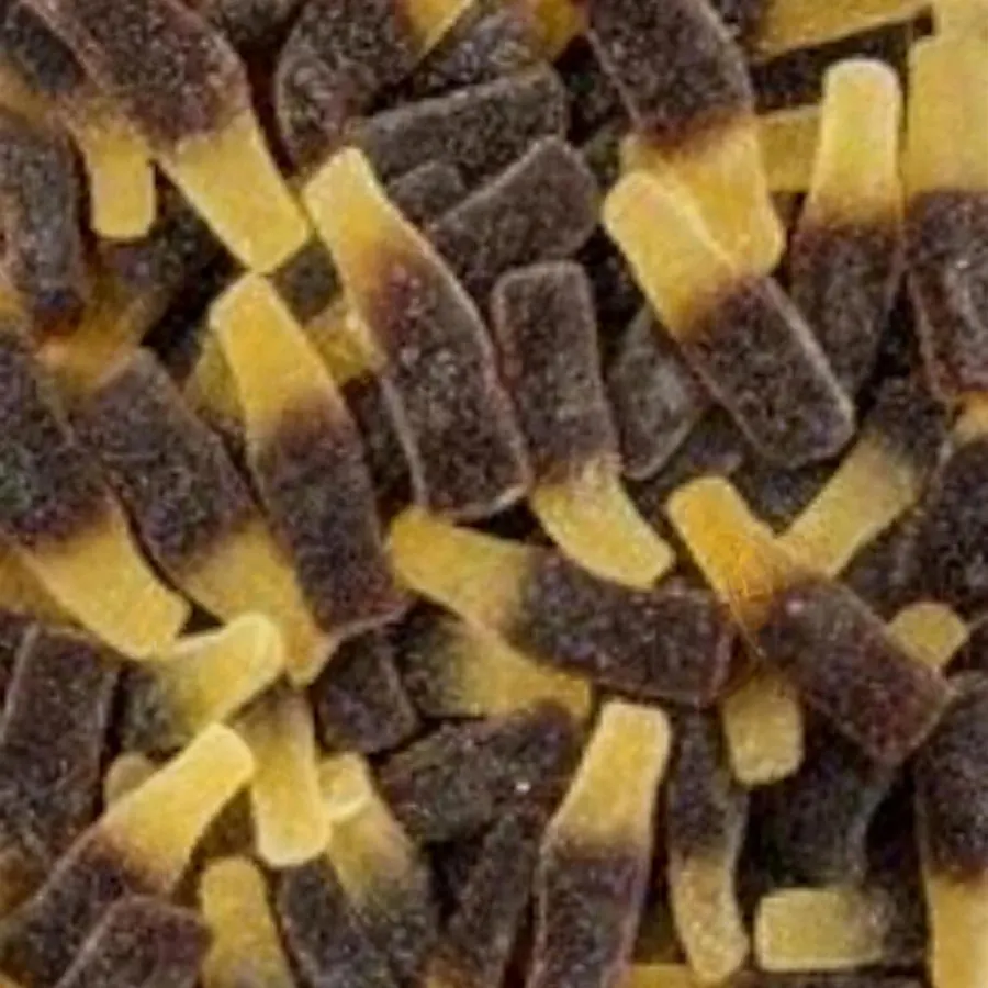 Bouteilles Cola Acides – bonbons Dulceplus halal et vegan, Happy Candy Abidjan